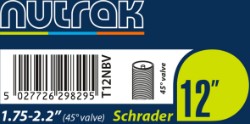 Image of Nutrak 12" Inner Tube Schrader Valve with 45 Degree Bent Valve