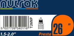 Image of Nutrak 26" Inner Tube Presta Valve