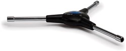 Image of Park Tool SW15C 3-way Internal Nipple Wrench / Square Drive / 5 mm and 5.5 mm Hexes