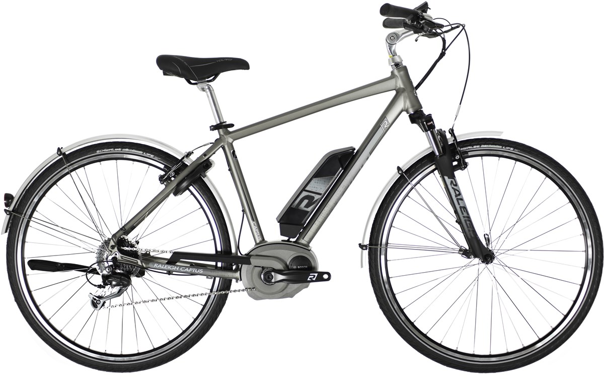 Raleigh Captus Crossbar 9 Speed 700c 2017 Electric Hybrid Bike