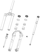Image of RockShox Fork Spring Sealhead - 35mm Debonair+ - Pike C1+ (2023+)