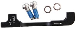 Image of SRAM Post Bracket - 40 P (Front 200/Rear 180), Inc. Stainless Bracket Mounting Bolts