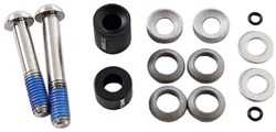 Image of SRAM Post Spacer Set - 20 S (Front 180/Rear 160), Inc. Stainless Caliper Mounting Bolts (CPS & Standard)