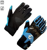 Tenn Leather and Carbon MTB Knuckle Long Finger Cycling Gloves