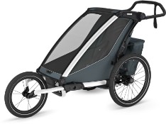 Image of Thule Chariot Cross 2 Single Child Trailer with Cycling and Strolling Kit