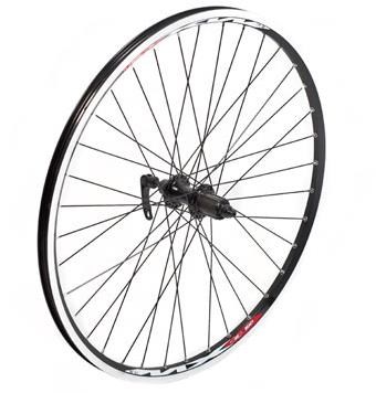 Tru-Build 26" MTB Rear Disc Wheel Mach1 MX Shimano Deore 6 Bolt Disc Hub and V Compatible
