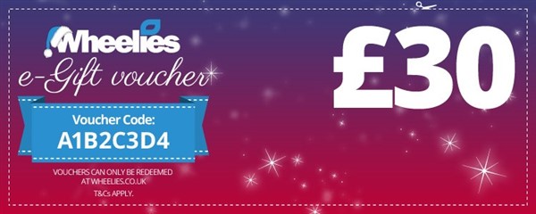 Wheelies Christmas Gift Voucher - £30