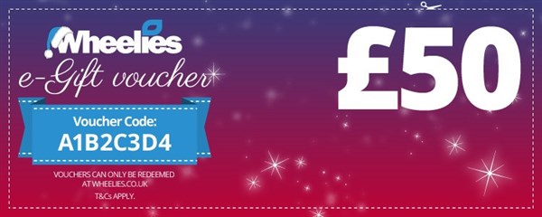 Wheelies Christmas Gift Voucher - £50